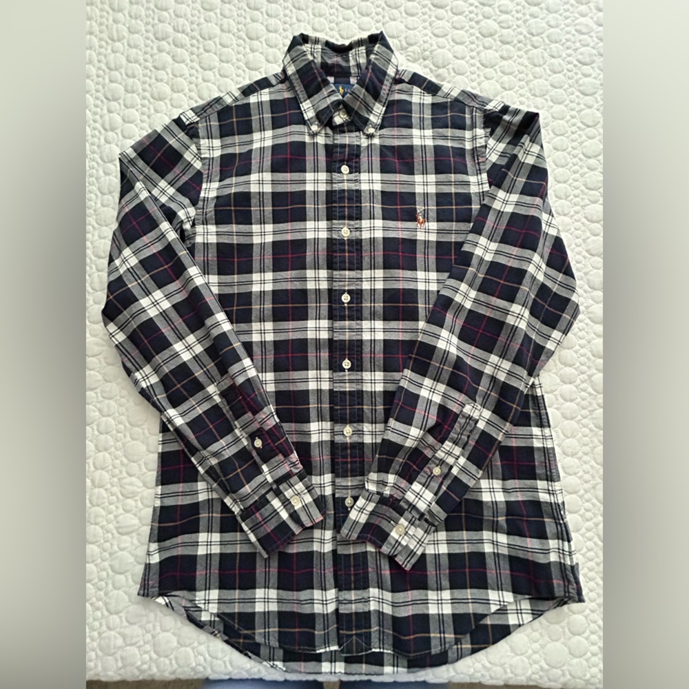 Polo Ralph Lauren Classic Fit Men's Plaid Button-Down Shirt Size Small